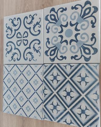 Piastrelle Maiolica mare 20x 20 