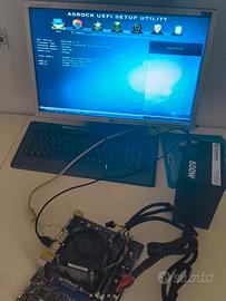 Scheda Madre AsRock H61M-DGS + CPU + 4GB RAM