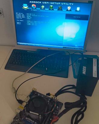 Scheda Madre AsRock H61M-DGS + CPU + 4GB RAM