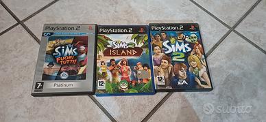 The sims 2, the sims island e fuori tutti ps2 ita