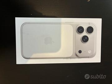 iPhone 17 Pro 256 giga, silver sigillato