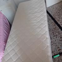 materasso e rete a molle 