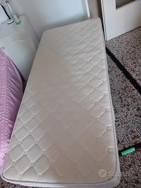 materasso e rete a molle 
