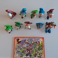 KINDER SORPRESA  SCATENATI 2008  + 10 CARTINE 