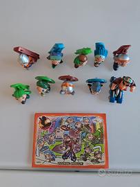 KINDER SORPRESA  SCATENATI 2008  + 10 CARTINE 