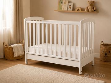 Lettino Prénatal bianco 60x120 completo - next2me🤍