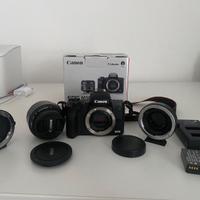 Canon EOS M50 + obiettivo Canon 50 mm f/1.8 II EF