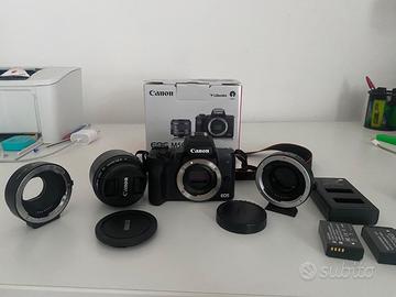 Canon EOS M50 + obiettivo Canon 50 mm f/1.8 II EF