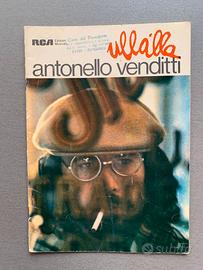 Rarissimo spartito di Antonello Venditti “ullalla”