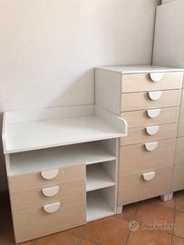 Cameretta Ikea con fasciatoio