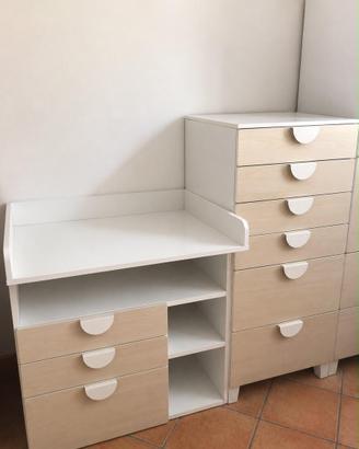 Cameretta Ikea con fasciatoio