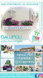 Casa per vacanze a Gallipoli Lido Conchiglie