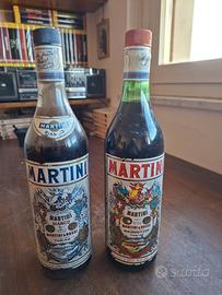 Set 2 bottiglie  Martini & Rossi vintage