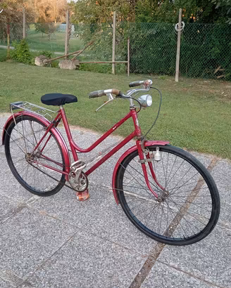 bicicletta donna pronta all'uso 