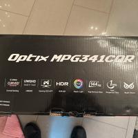 Monitor curvo ultra wide  MSI UWQHD 34”