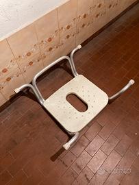 Sedile da vasca con schienale