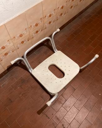 Sedile da vasca con schienale