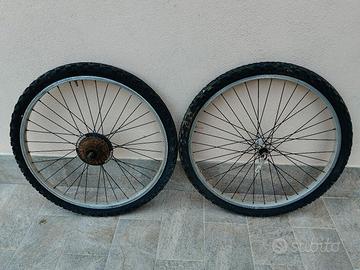 mountain-bike Ruote 24 sgancio rapido 