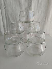 Contenitori vetro, 8 pezzi, con coperchio