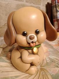 EGAN salvadanaio cane marrone 