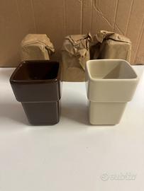 Bicchiere porta spazzolino vintage anni ‘70  bagno