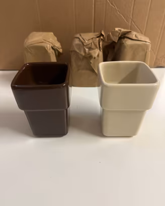 Bicchiere porta spazzolino vintage anni ‘70  bagno
