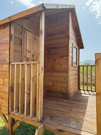 Casetta in legno da giardino per bambini