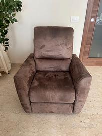 Poltrona ribaltabile.