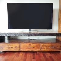 Mobile TV in legno massello