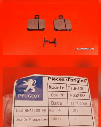 PASTIGLIE FRENO PEUGEOT