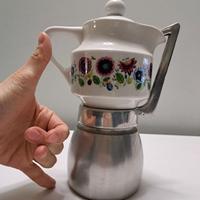 Caffettiera vintage ceramica
