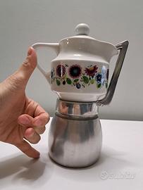 Caffettiera vintage ceramica