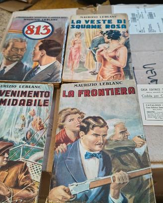Maurizio Leblanc Arsenio Lupin Sonzogno 4 libri