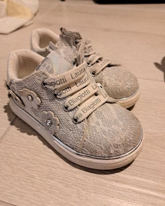 Scarpe da bambina Laura Biagiotti taglia 22 grigie