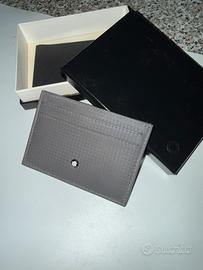 Porta carte montblanc nuovo grigio