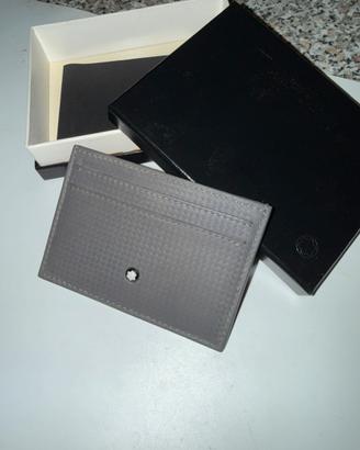 Porta carte montblanc nuovo grigio