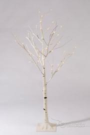 Kaemingk LED Albero di betulla bianco 1,2m