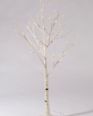 Kaemingk LED Albero di betulla bianco 1,2m