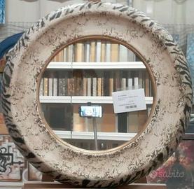 SPECCHIERA TONDA  ZEBRA COMPLEMENTI DI ARREDO