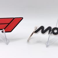 Portachiavi Logo F1 Formula 1 Moto GP Keychain 3D