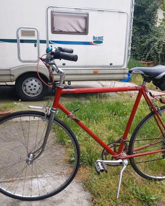 Bicicletta da città vintage – rossa, funzionante