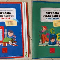 Astuccio delle regole di italiano e Inglese