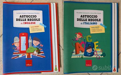Astuccio delle regole di italiano e Inglese