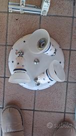 lampadario in ceramica 