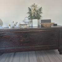 Cassapanca in legno inizi del 900