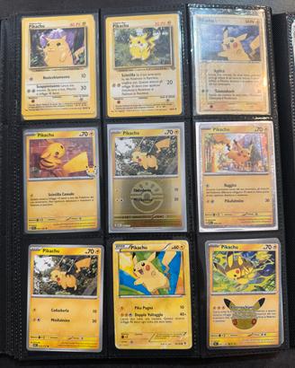 ⚡️Lotto Carte Pokémon Pikachu Vintage e Moderne 🇮🇹