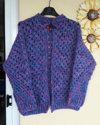 Cardigan Donna ad uncinetto