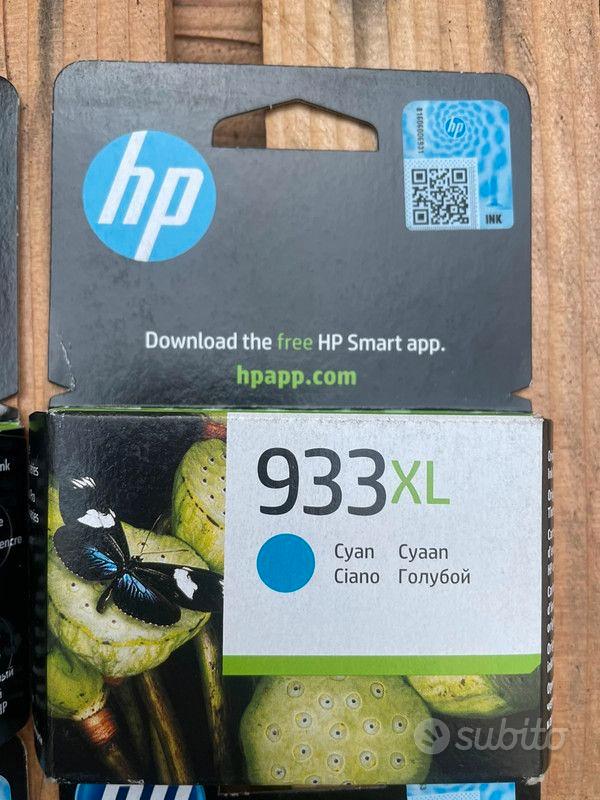 HP 932/933 Nero e Ciano, Giallo, Magenta, 6ZC71AE, Confezione da 4 Cartucce Originali, Compatibili con Stampanti OfficeJet 6100, 6600, 6700, 7110, 7510, 7610 e 7612
