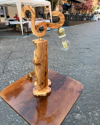 Lume da arredo lavorazione artigianale