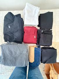 Giacche e pantloni  cucina isacco e altro